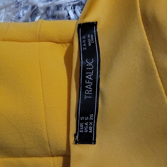 Zara mustard mini dress - Picture 4 of 4